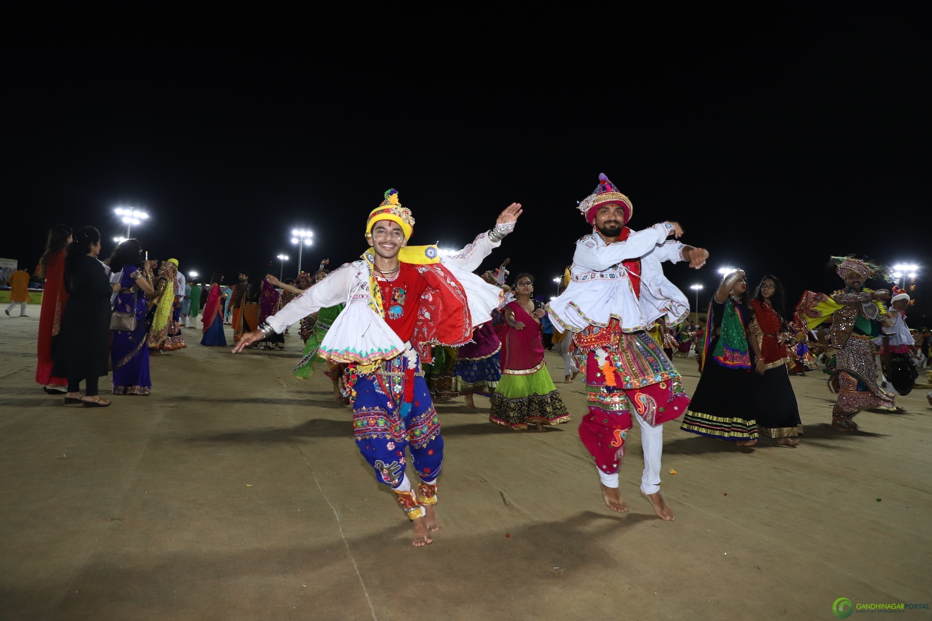 Live Images of Gandhinagar Culture Forum Navratri 2019 Day 1