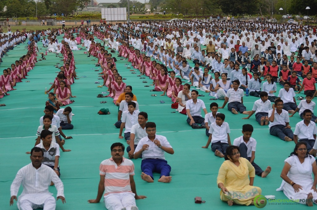 International Yoga Day 2015 - Gandhinagar