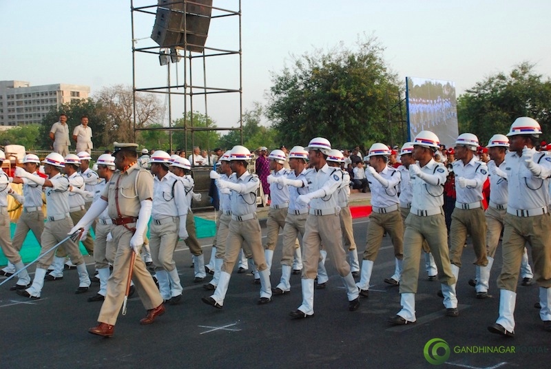 53rd Gujarat Sthapana Divas 2013 : Ahmedabad Traffic Police