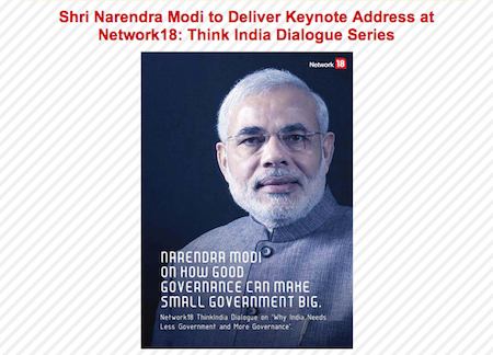 Shri Narendra Modi to Deliver Keynote Address at Network18: Think India Dialogue Series (Live from Delhi)