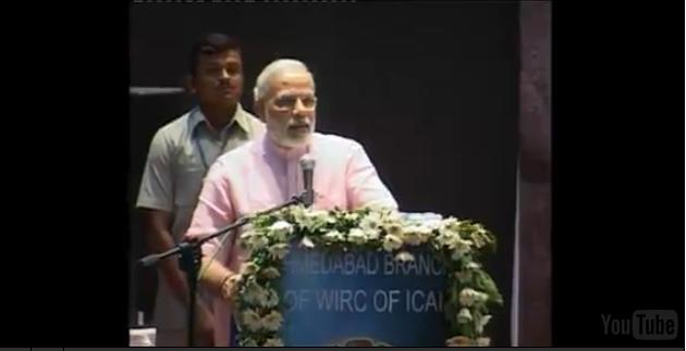 Shri Modi speaks at the National Convention of CA Students, Ahmedabad ANI