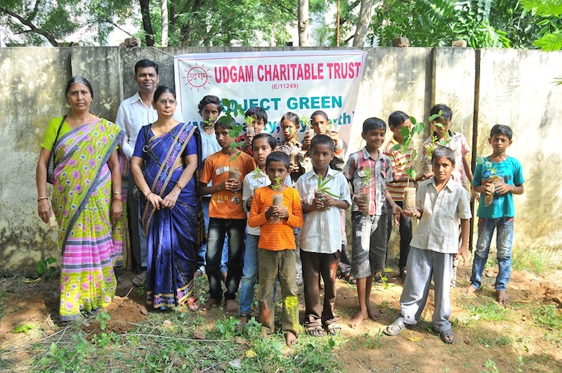 Udgam Trust - Project Green- My Beauty, My Earth on Teachers Day.
