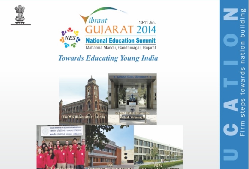 Vibrant Gujarat National Education Summit 2014 @ Mahatma Mandir, Gandhinagar