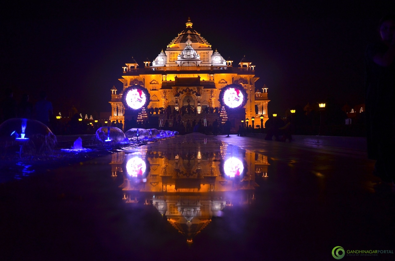 Diwali Lights @ Akshardham – Gandhinagar