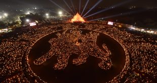 live maha aarti 2018 gandhinagar cultural forum 5